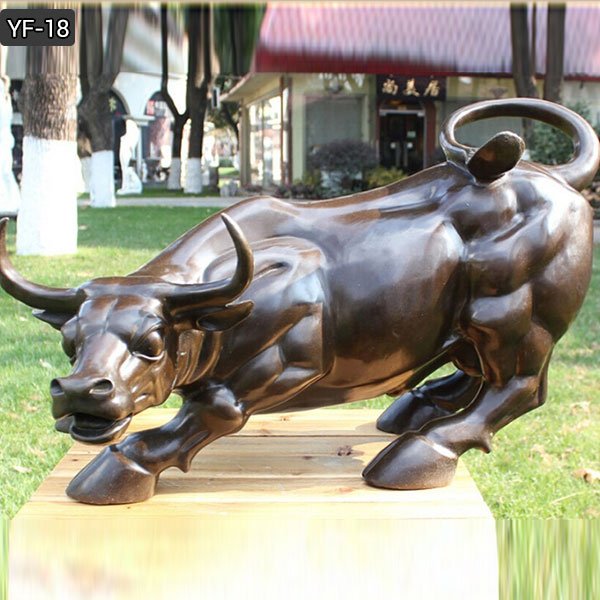 Amazon.com: 9.5 Inch Figurine Replica Wall Street Bull ...