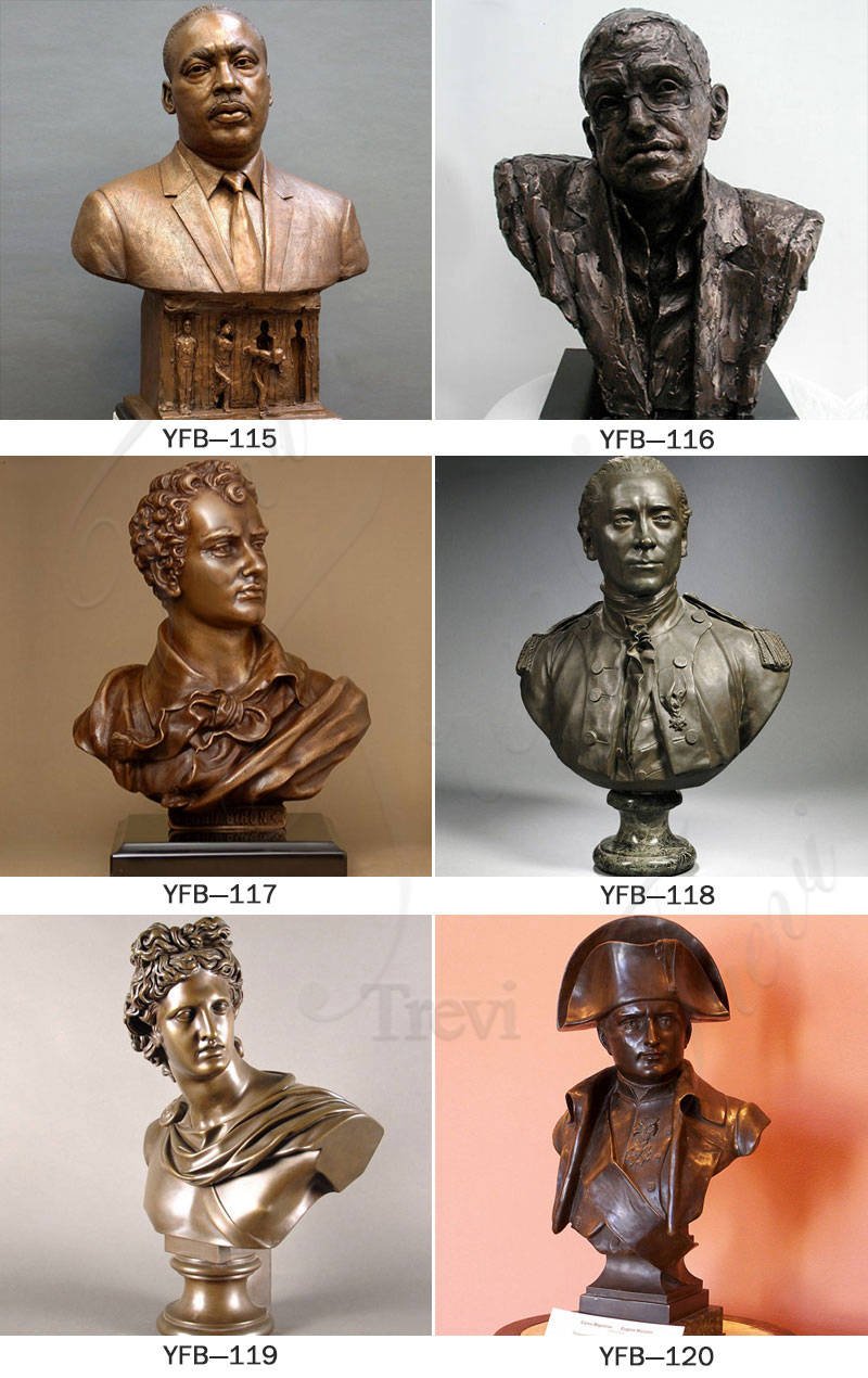 Bronze Bust Statue -Trevi Sculpture (2)