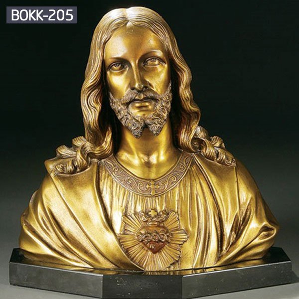 Custom bronze bust of jesus head statues for sale