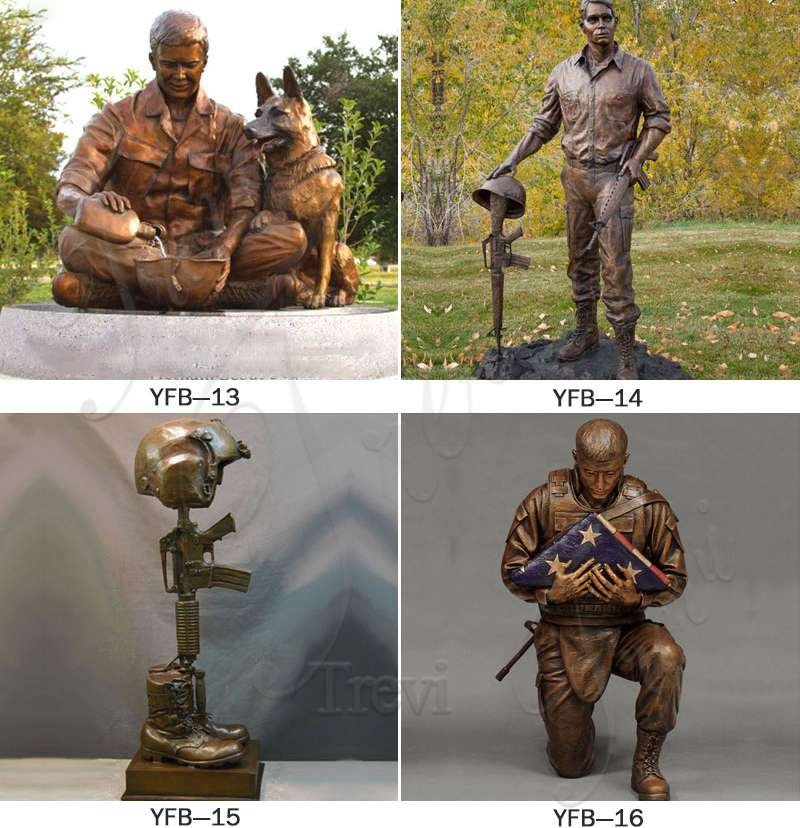 Bronze Memorial Vietnam Not Forgotten Fountain Soldier