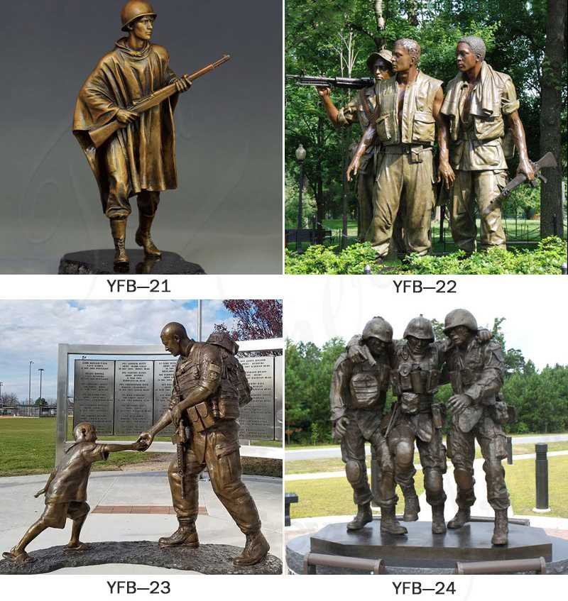 Bronze Memorial Vietnam Not