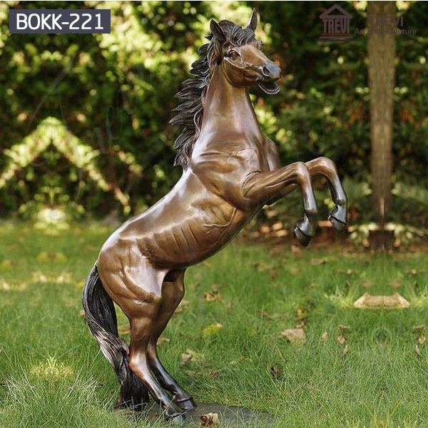 Life Size Bronze Jumping Horse Statue for Sale BOKK-221