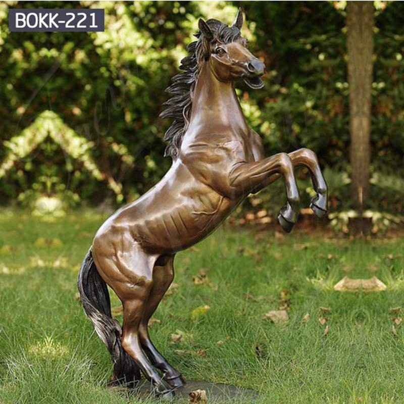 Life Size Bronze Jumping Horse Statue for Sale