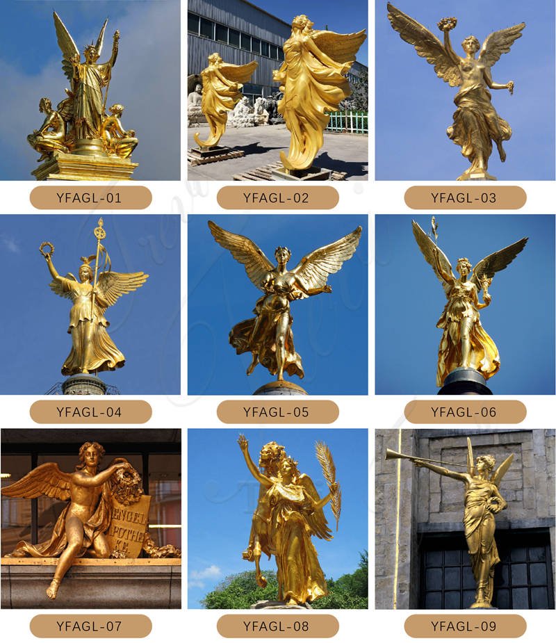 bronze Angel Statue -Trevi Sculpture