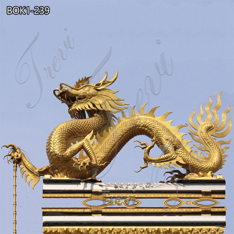 Chinese bronze dragon statues -YouFine Sculpture