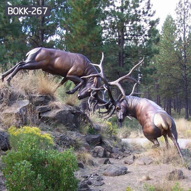 bronze elk