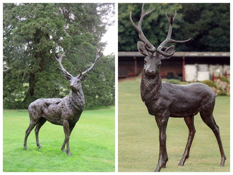 bronze deer statue（1）