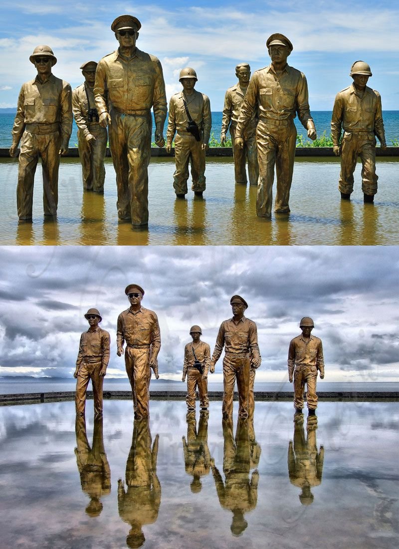 Magnificent Bronze Military Statues