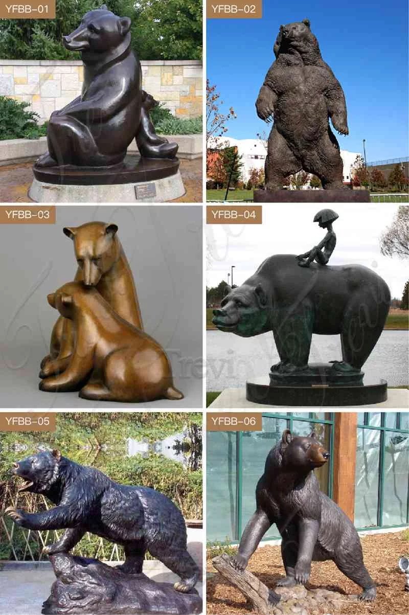 More Bronze Bear Statues