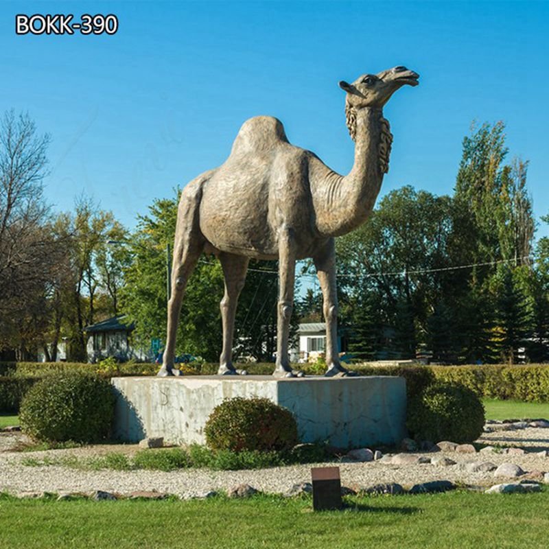 bronze camel statue